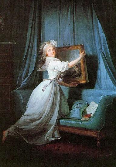 Henri Pierre Danloux Mademoiselle Rosalie Duthe oil painting image